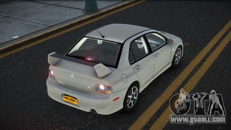 Mitsubishi Lancer Evolution VIII Mevozut for GTA 4
