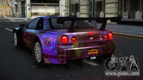 Nissan Skyline R34 Jagrao S3 for GTA 4