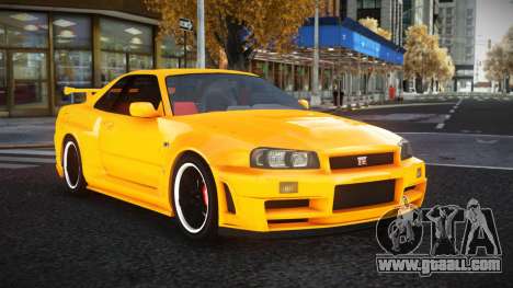 Nissan Skyline R34 Zecape for GTA 4