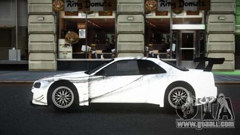 Nissan Skyline R34 Jagrao S9 for GTA 4