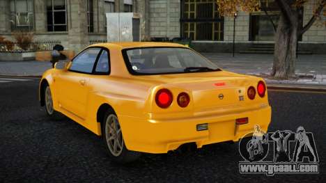 Nissan Skyline R34 Mijbuxaci for GTA 4