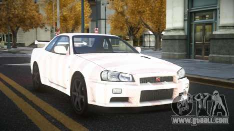 Nissan Skyline R34 Gaselly S13 for GTA 4