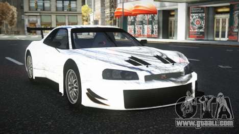 Nissan Skyline R34 Jagrao S9 for GTA 4