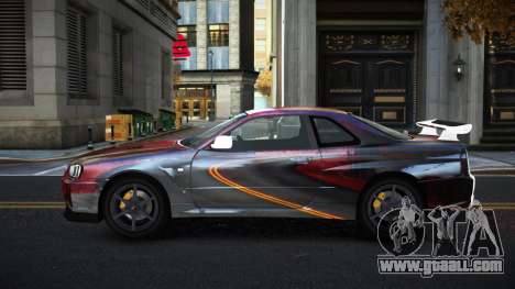 Nissan Skyline R34 Gaselly S10 for GTA 4