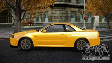 Nissan Skyline R34 Mijbuxaci for GTA 4