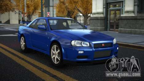 Nissan Skyline R34 Gaselly for GTA 4