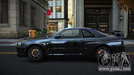 Nissan Skyline R34 Gaselly S14 for GTA 4