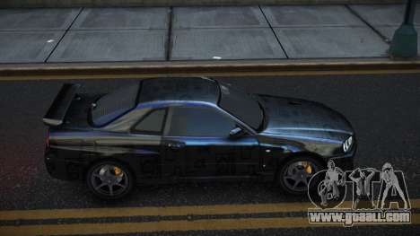 Nissan Skyline R34 Gaselly S14 for GTA 4