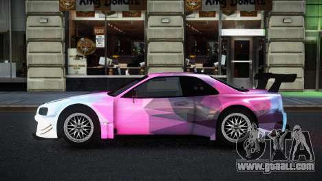 Nissan Skyline R34 Jagrao S1 for GTA 4