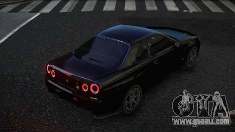 Nissan Skyline R34 Wucweraye for GTA 4