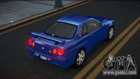 Nissan Skyline R34 Gaselly for GTA 4