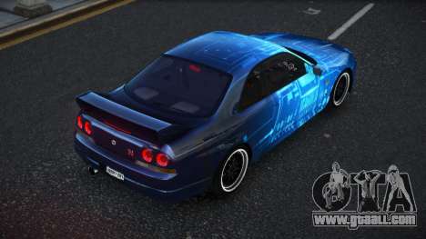 Nissan Skyline R33 Hacoley S4 for GTA 4