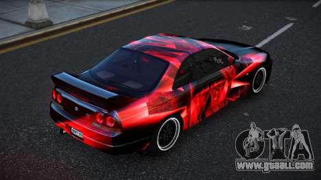 Nissan Skyline R33 Hacoley S6 for GTA 4