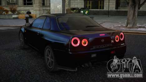 Nissan Skyline R34 Wucweraye for GTA 4