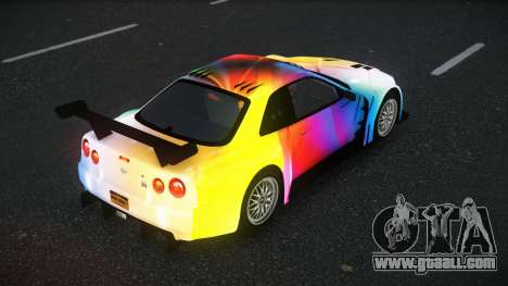 Nissan Skyline R34 Jagrao S12 for GTA 4