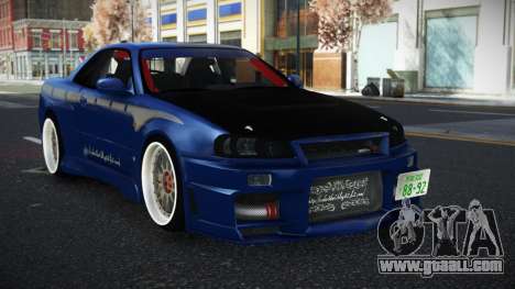 Nissan Skyline R34 Mero for GTA 4
