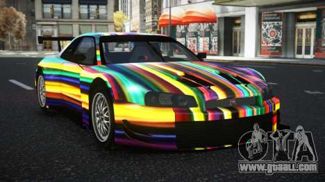 Nissan Skyline R34 Jagrao S8 for GTA 4