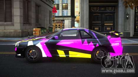 Nissan Skyline R34 Gaselly S3 for GTA 4