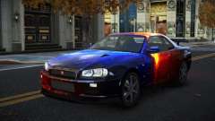 Nissan Skyline R34 Gaselly S7 for GTA 4
