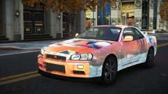 Nissan Skyline R34 Gaselly S5 for GTA 4