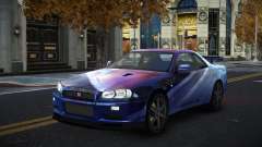 Nissan Skyline R34 Gaselly S6 for GTA 4
