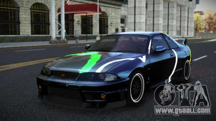 Nissan Skyline R33 Hacoley S14 for GTA 4