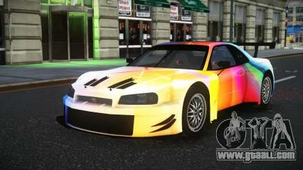 Nissan Skyline R34 Jagrao S12 for GTA 4