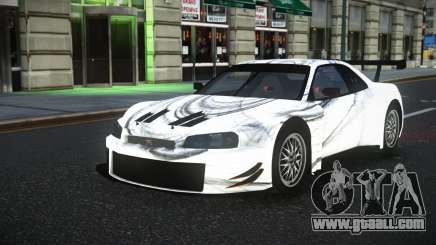 Nissan Skyline R34 Jagrao S9 for GTA 4