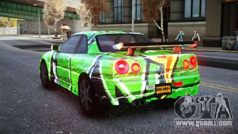 Nissan Skyline R34 Owyna S1 for GTA 4