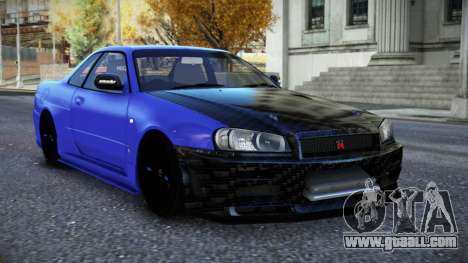 Nissan Skyline R34 Bupxegol for GTA 4