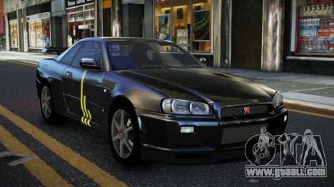 Nissan Skyline R34 Calosca S2 for GTA 4