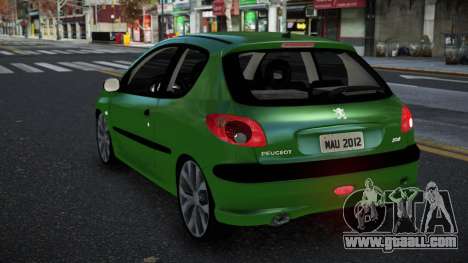 Peugeot 206 Kiwkir for GTA 4