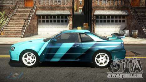 Nissan Skyline R34 Nehgan S3 for GTA 4