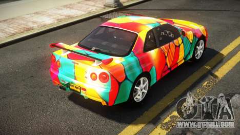 Nissan Skyline R34 Nehgan S11 for GTA 4