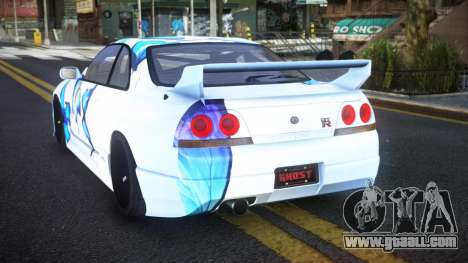 Nissan Skyline R33 Letyxis S2 for GTA 4