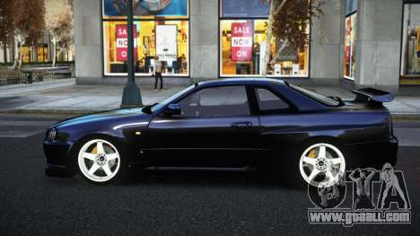 Nissan Skyline R34 Ruwi for GTA 4