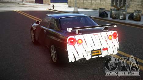 Nissan Skyline R34 Calosca S3 for GTA 4