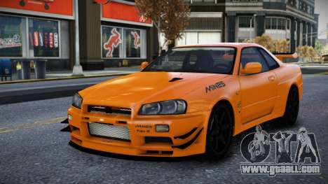 Nissan Skyline R34 Getasonor for GTA 4