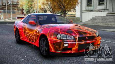 Nissan Skyline R34 Owyna S13 for GTA 4