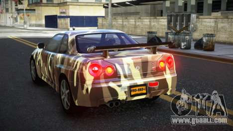 Nissan Skyline R34 Calosca S7 for GTA 4