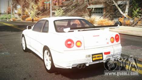 Nissan Skyline R34 Nehgan S1 for GTA 4