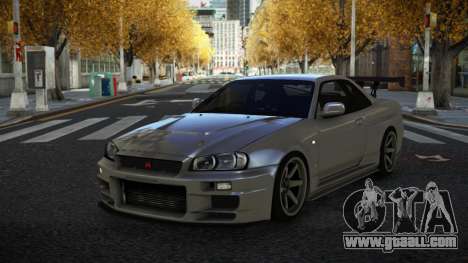 Nissan Skyline R34 Royabive for GTA 4