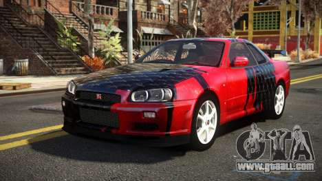 Nissan Skyline R34 Nehgan S12 for GTA 4