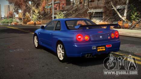 Nissan Skyline R34 Nehgan for GTA 4