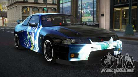 Nissan Skyline R33 Risic S11 for GTA 4
