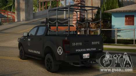 Ford Ranger 2017 BOPE RJ V2 for GTA San Andreas