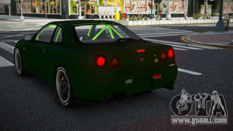 Nissan Skyline R34 Uwah for GTA 4