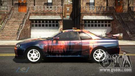 Nissan Skyline R34 Nehgan S14 for GTA 4