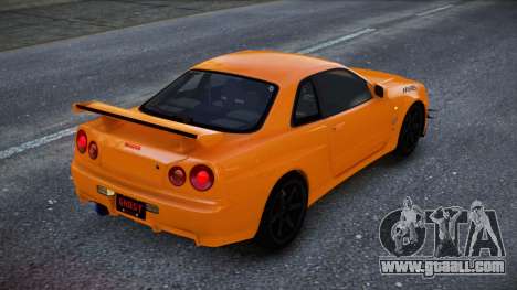 Nissan Skyline R34 Getasonor for GTA 4