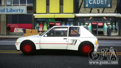 Peugeot 205 Jisafuvoc for GTA 4